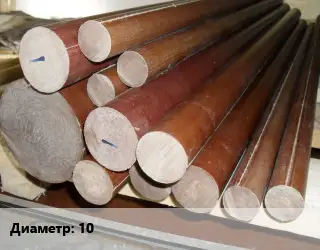 Текстолит стержень 10